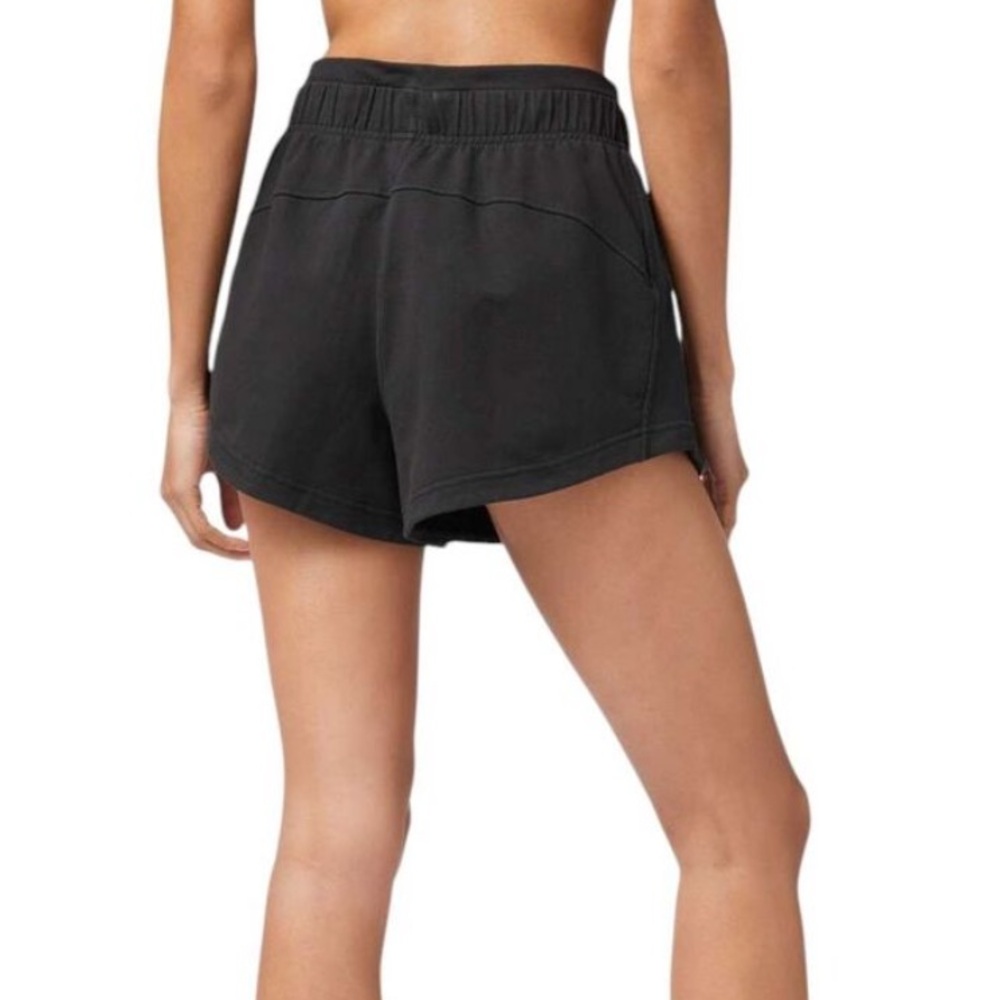 Lululemon Inner Glow Black High Rise Shorts - Picture 2 of 5